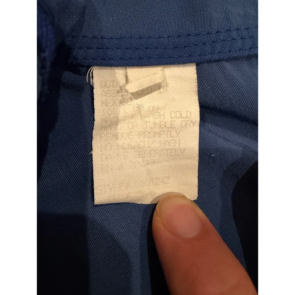 Y2K Quiksilver Mens Blue Board Shorts Size 34 Lace Up Surf Swim Trunks 0101242